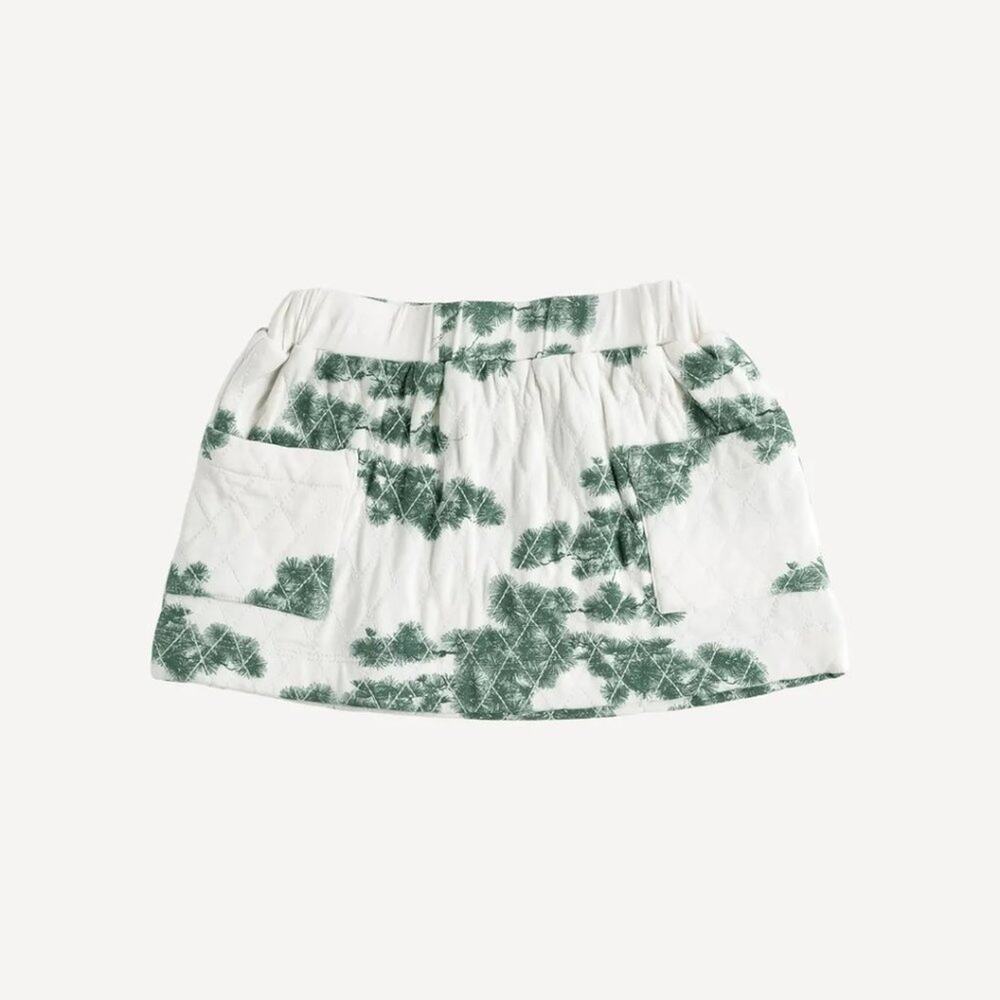 NWT Kate Quinn Quilted Pocket Skirt Bamboo Pine 3T